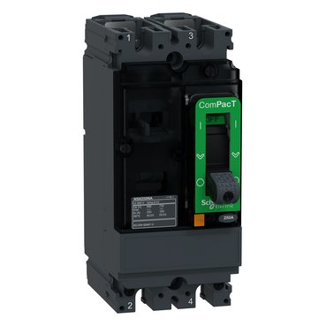 [Imagem do produto INTERRUPTOR NSX250NA 250A TRIPOLAR 3P2D C252250S SCHNEIDER]