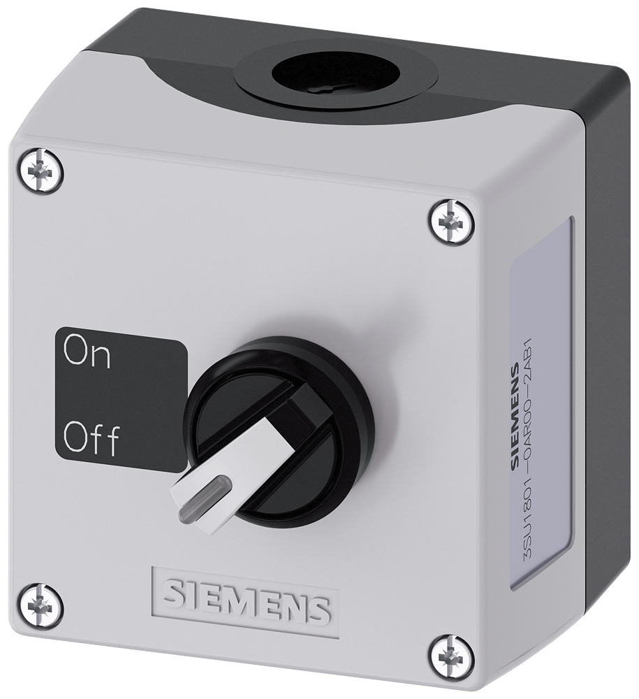 CARCAÇA PARA APARELHO DE COMANDO 22MM REDONDA 3SU18010AR002AB1 SIEMENS