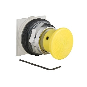 [Imagem BOTÃO 30MM METÁLICO A IMPULSÃO SOCO D35 9001KR24YH5 SCHNEIDER]