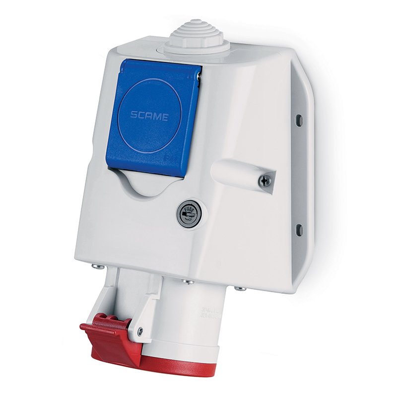 [Imagem do produto TOMADA DE PAREDE 32A 3P+N+T - PADRÃO BRASIL 513.3257-CF SCAME]