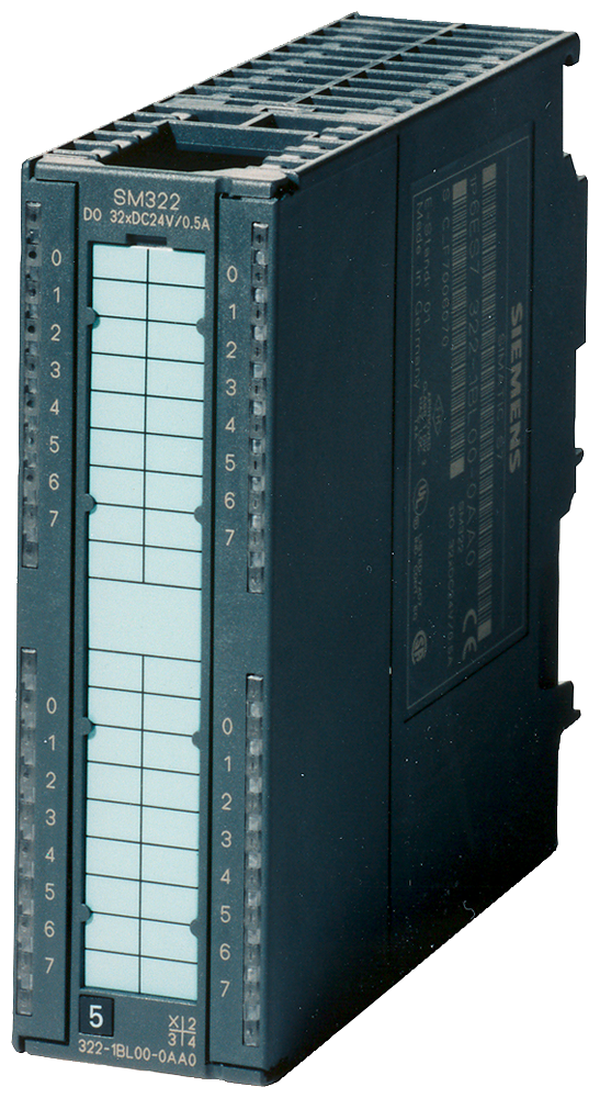 [Imagem do produto MÓDULO DE SAIDA DIGITAL SM 322 ISOLADA 8DO 24VCC 0,5 A 1X20 POLOS SIMATIC S7-300 6ES73228BF000AB0 SIEMENS]