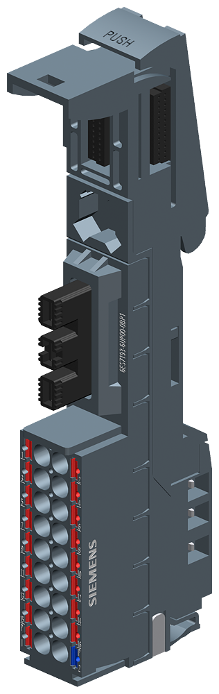 [Imagem ET200SP: DISTRIB POTENCIAL DE BASE BU-P1 6ES71936UP000BP1 SIEMENS]