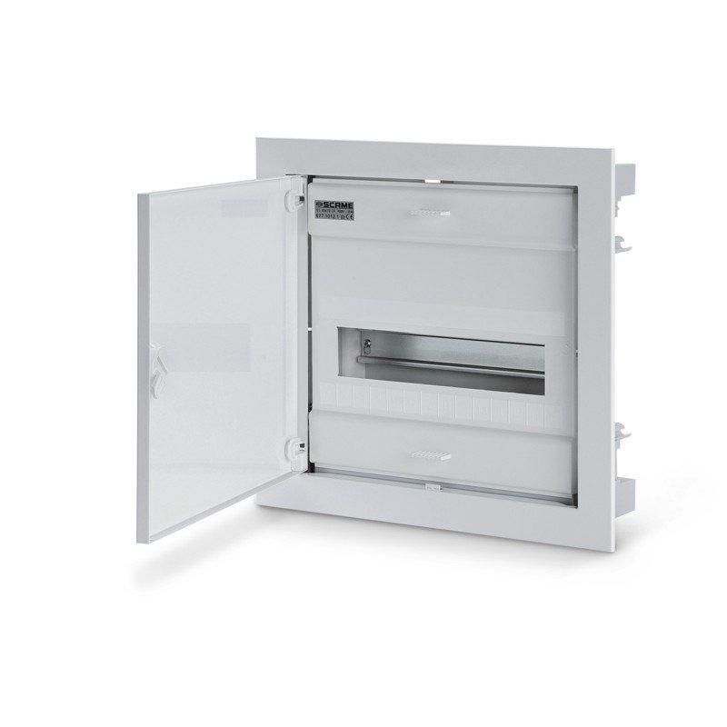 [Imagem do produto QUADRO DE DISTRIBUIÇÃO SOBREPOR 1 LINHA 12DIN 1MORS. 677.1012.1 SCAME]