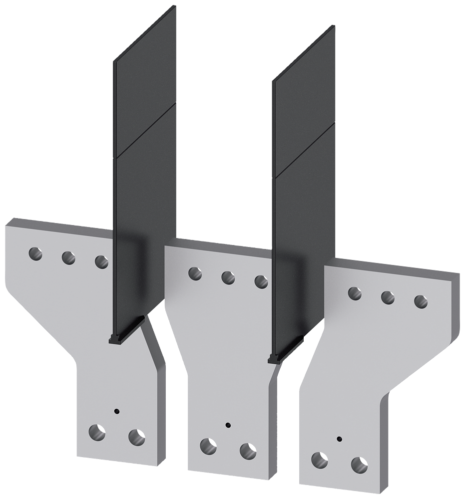 [Imagem ALARGAMENTO DE CONEXÃO NO LADO FRONTAL 3 PÇS. ACESSÓRIOS PARA: 3VA15/25; 3VA5... 3VA96030QC00 SIEMENS]