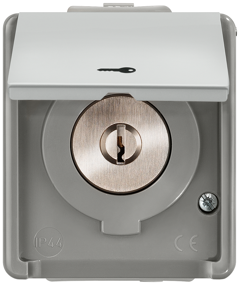 INTERRUPTOR DE CHAVE DE PERSIANA COM FLACHE IP44 MONTAGEM À SUPERFÍCIE 5TA7651 SIEMENS