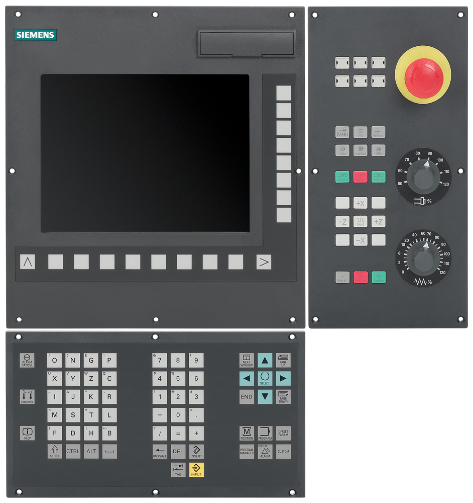 [Imagem TECLADO CNC COMPLETO PARA MONTAGEM SOB DISPLAY SINUMERIK 802D INCLUI CABO DE 1,5M 6FC53030DM131AA1 SIEMENS]