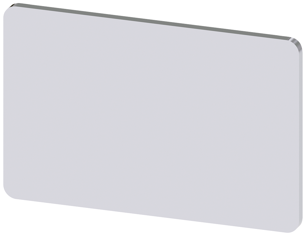 [Imagem do produto PLACA DE IDENTIFICAÇÃO 17,5X27MM, PLACA PRATA, SÍMBOLO: 1 O 2 3SU19000AD810QL0 SIEMENS]