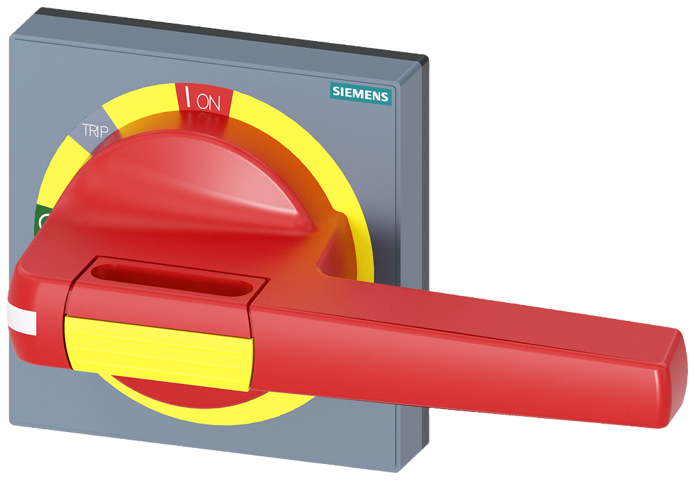 [Imagem do produto MANOPLA COM CHAPA PROTETORA PARADA DE EMERGÊNCIA SEM COMPENSAÇÃO DE TOLERÂNCI 8UD17410AB15 SIEMENS]