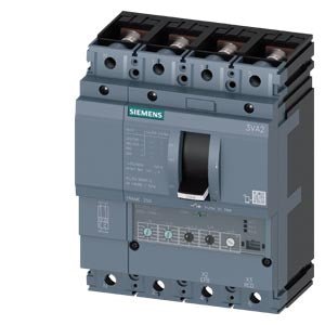 [Imagem do produto DISJUNTOR CX MOLDADA 4P FIXO 250A 690V 55KA 3VA22255HN420AA0 SIEMENS]