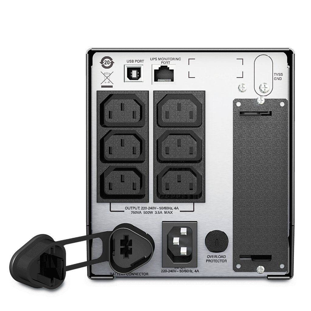 [Imagem do produto SUBSTITUIÇÃO PADRÃO PARA NOBREAK INTELIGENTE SMART UPS DA APC 750 VA PAINEL LCD 230 V SMT750IQ SCHNEIDER]