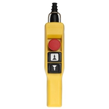 [Imagem do produto BOTOEIRA PENDENTE PLÁSTICA 2 BOTÕES 2 VELOCIDADES XACA2173 SCHNEIDER]