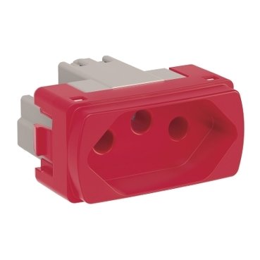 [Imagem MÓDULO TOMADA 2P+T 20A MILUZ S3B70359 SCHNEIDER]