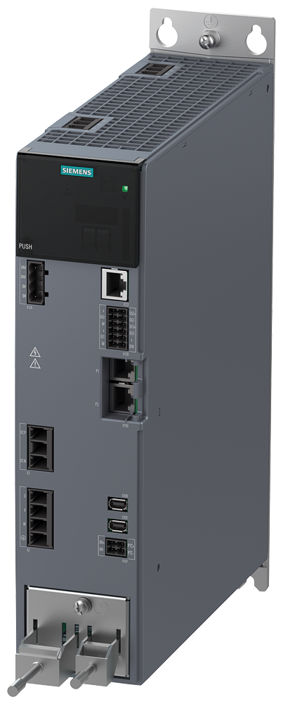 [Imagem INVERSOR DE FREQUÊNCIA TRIFÁSICO 1,50KW 200/480V 6SL53101BE115DF0 SIEMENS]