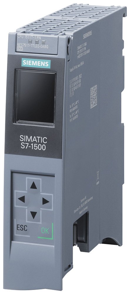 [Imagem S7-1500: CPU 1511T-1PN, 450KB+1.5MB 6ES75111TL030AB0 SIEMENS]