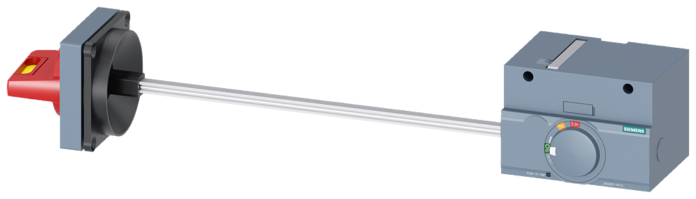 [Imagem do produto ACIONAMENTO ROTATIVO DE PAREDE LATERAL PARADA DE EMERGÊNCIA IEC IP65 ACESSÓRI 3VA92570PK15 SIEMENS]