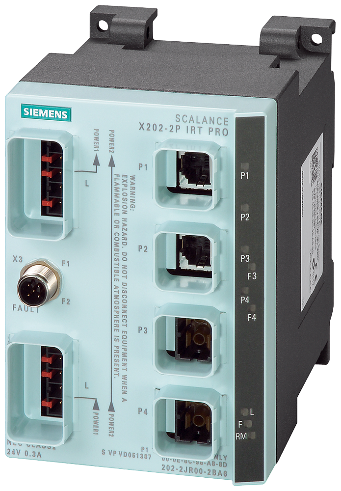 [Imagem do produto SCALANCE X202-2P IRT PRO 6GK52022JR002BA6 SIEMENS]