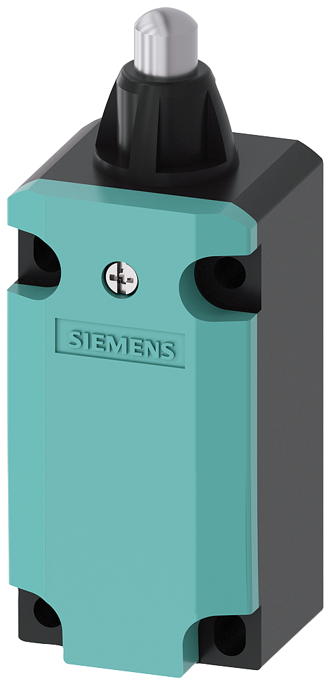 [Imagem do produto INTERRUPTOR DE POSIÇÃO, CAIXA METÁLICA 40MM, EN50041, LIGAÇÃO DO APARELHO 3SE51120CC021AA7 SIEMENS]