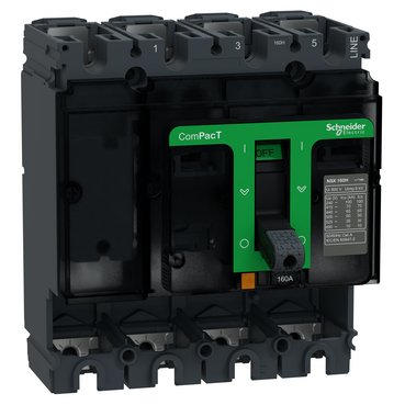 [Imagem do produto ESTRUTURA DISJUNTOR NSX160H TETRAPOLAR C16H4 SCHNEIDER]