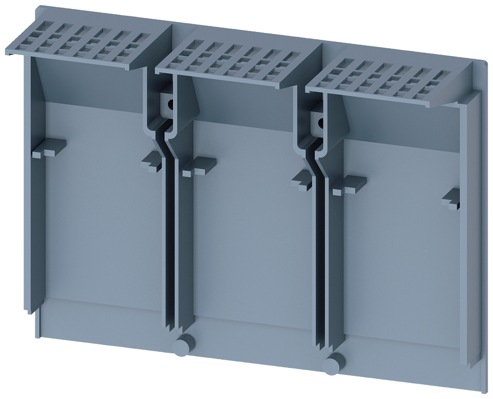 [Imagem PLACA DE ISOLAMENTO ESTENDIDA DE 3 POLOS 1 PEÇA ACESSÓRIOS PARA: 3VA52; 3VA61/62 3VA92710WJ30 SIEMENS]