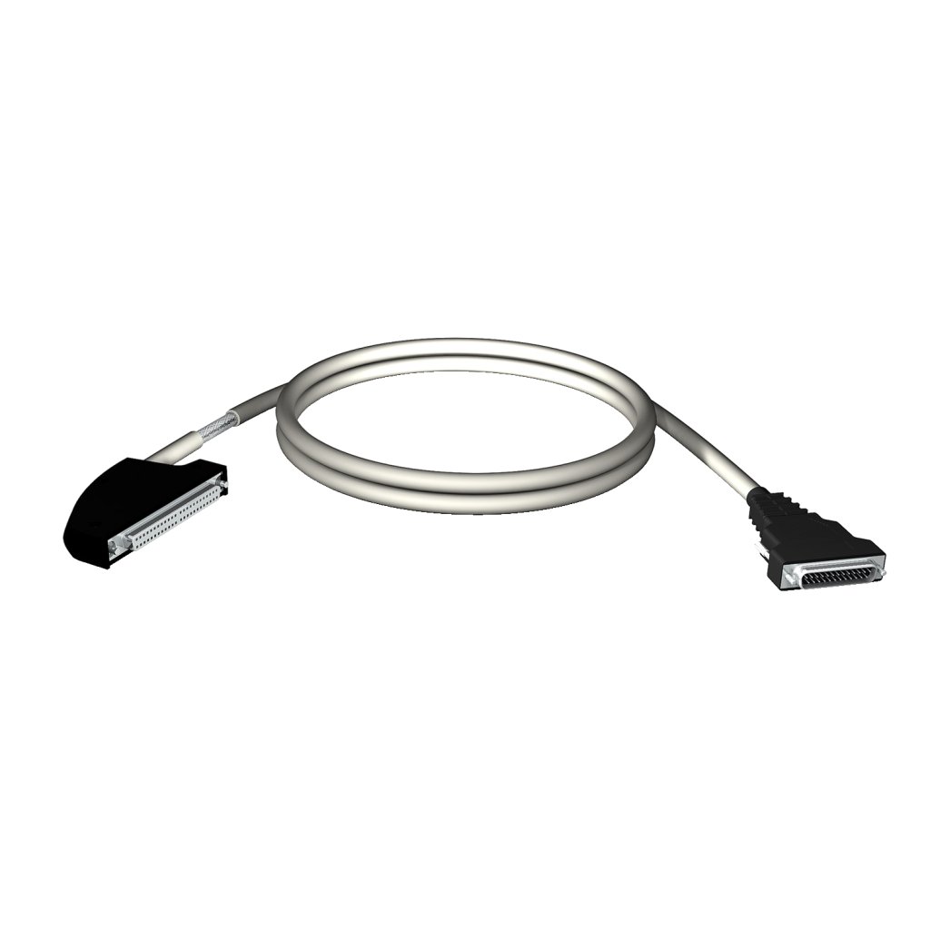 [Imagem CONECTOR FCN PARA X80 + CABO DB25 5M BMXFCA502 SCHNEIDER]