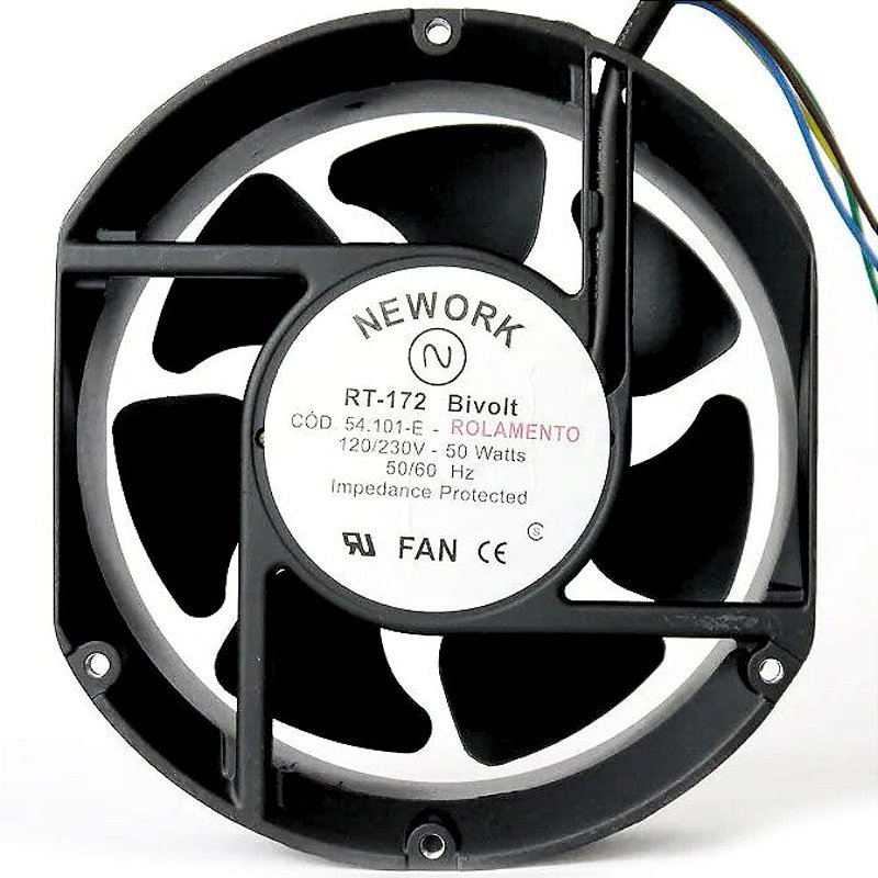 [Imagem do produto VENTILADOR 54.101 E ROLAMENTO 120/230V RT172BIVOLT NEWORK]