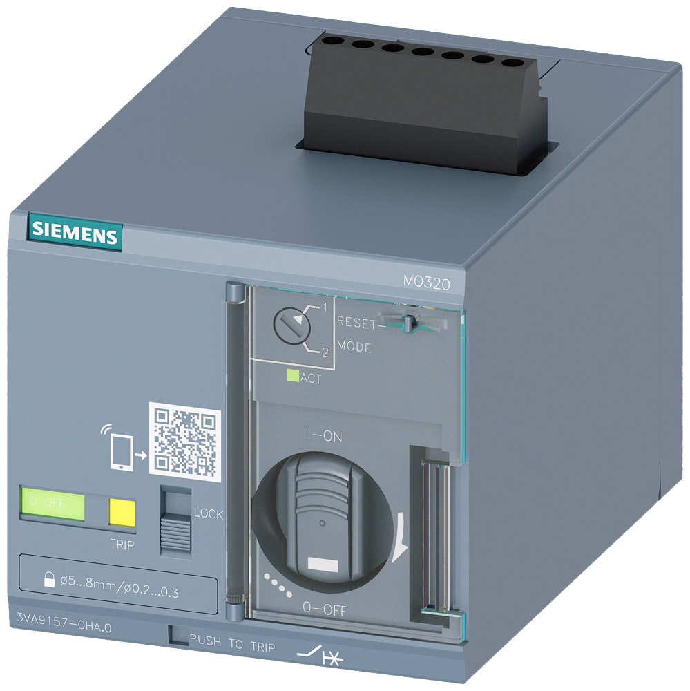 [Imagem ACIONAMENTO DO MOTOR 110/230VCA 110/250VCC ACESSÓRIOS PARA 3VA1 160 3VA91570HA20 SIEMENS]