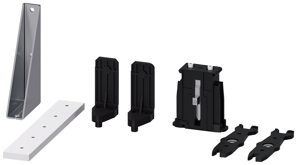 [Imagem do produto ELO DE BLOQUEIO PARA TRAVAMENTO MECÂNICO 2 CONTATORES DO MESMO TAMANHO PARA 3 3TX76861A SIEMENS]