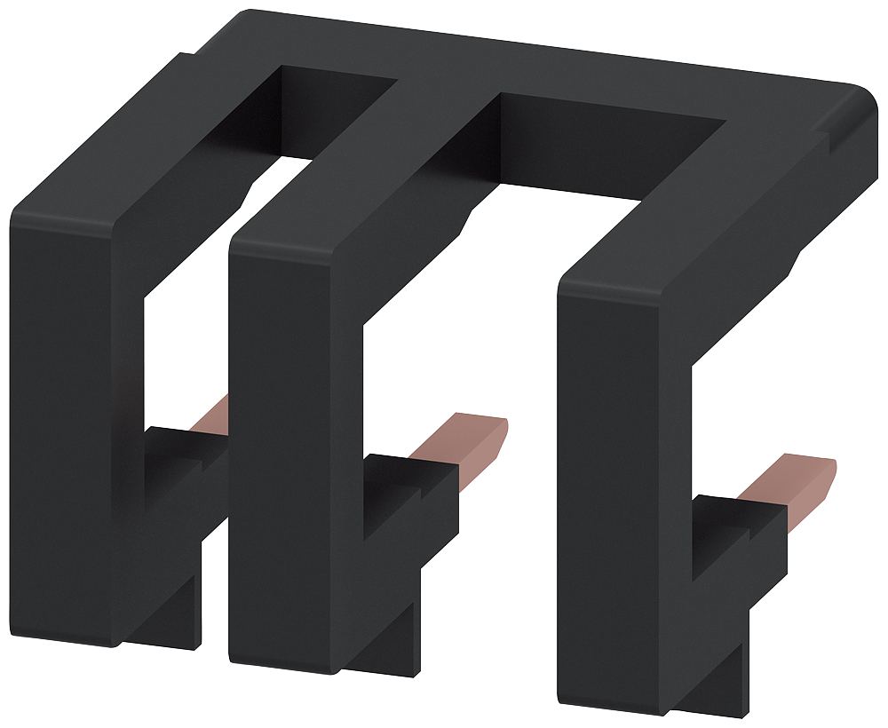 [Imagem CONECTOR EM PARALELO SEM BORNE DE CONEXÃO, DE 3 POLOS PARA 3RT201. 3RT29164BA32 SIEMENS]