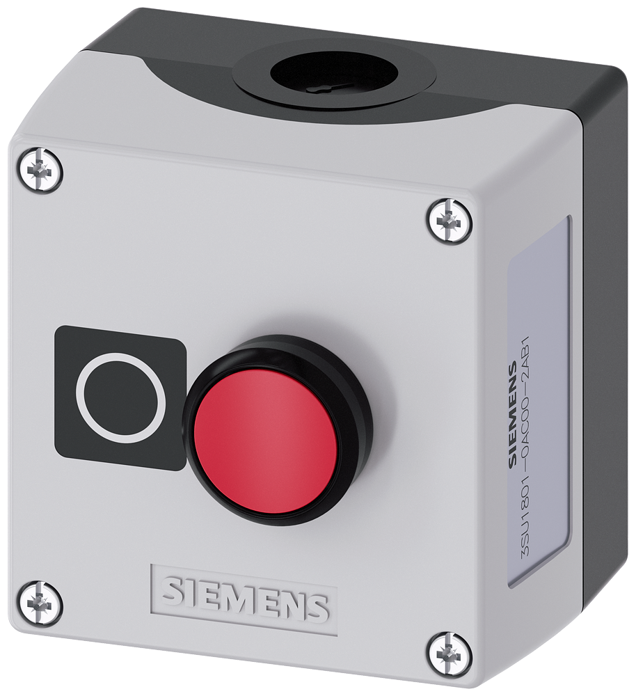 [Imagem do produto CARCAÇA PARA APARELHO DE COMANDO, 22MM, REDONDA 3SU18010AC002AB1 SIEMENS]