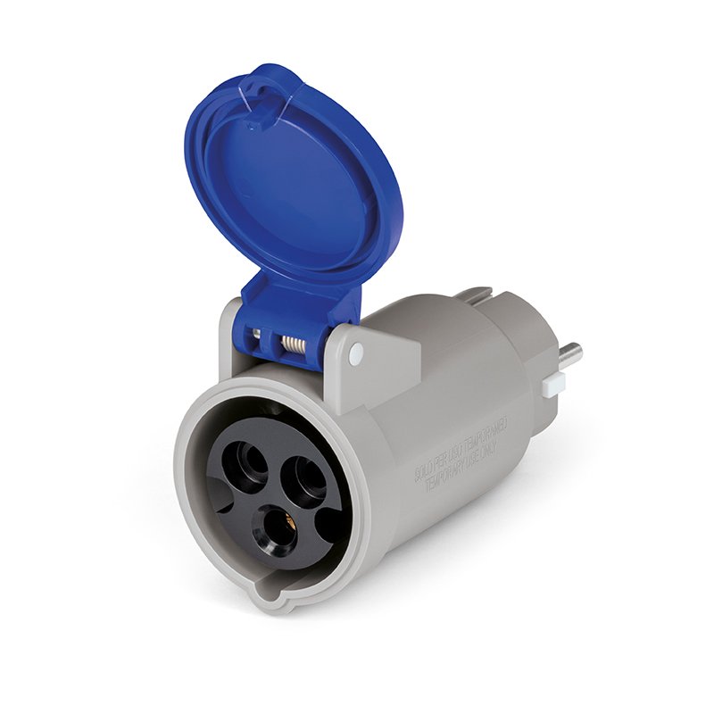 [Imagem do produto ADAPTADOR PLUGUE-TOMADA 2P+T 16A 250V 610.383 SCAME]