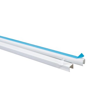[Imagem CANALETA PARA SUPERFICIE DEXSON 10 X 10 MM BRANCA COM ADESIVO 2M DXN10021 SCHNEIDER]