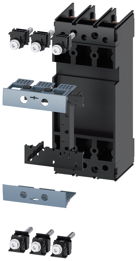 [Imagem UNIDADE DE ENCAIXE CONJUNTO DE MONTAGEM COMPLETO ACESSÓRIOS PARA: DISJUNTOR D 3VA91130KP00 SIEMENS]