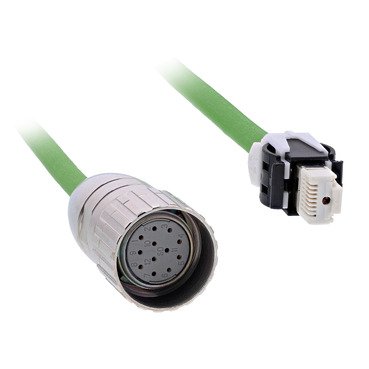 [Imagem CABO DE ENCODER PACDRIVE LMC ECO CONECTORES RJ45 5 METROS VW3E2097R050 SCHNEIDER]