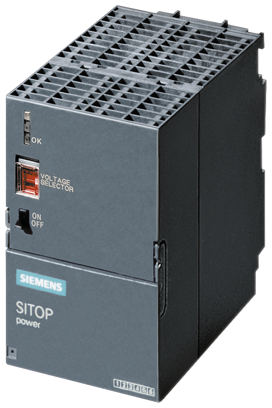 [Imagem do produto FONTE DE ALIMENTAÇÃO REGULADA EXTERNA E-120/230VCA S-24VCC 5A PS307 SIMATIC S7-300 6ES73071EA800AA0 SIEMENS]