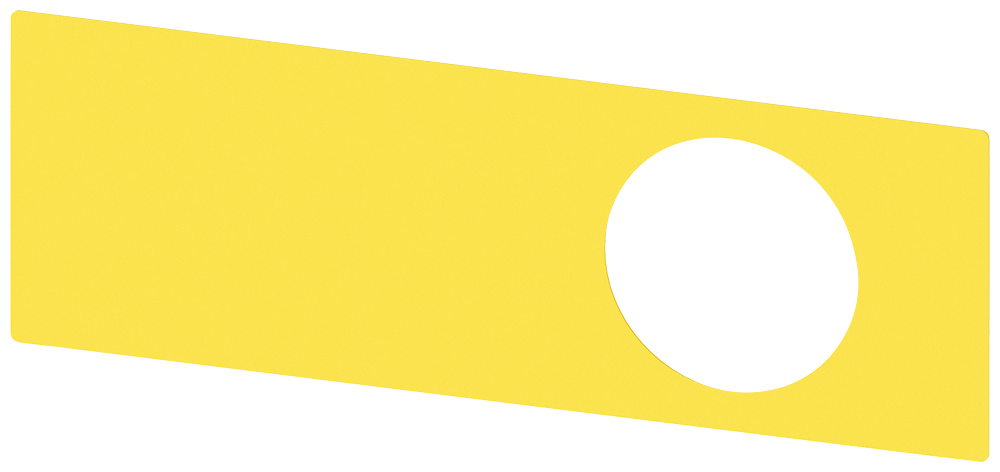 [Imagem do produto PLACA DE ASSENTO PARA BOTÃO COGUMELO DE PARADA DE EMERGÊNCIA NA CARCAÇA, AMAR 3SU19000BE310AA0 SIEMENS]