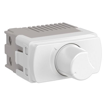 [Imagem MÓDULO VARIADOR DE LUMINOSIDADE DIMMER ROTATIVO 127V 300W BRANCO MILUZ S3B75580 SCHNEIDER]