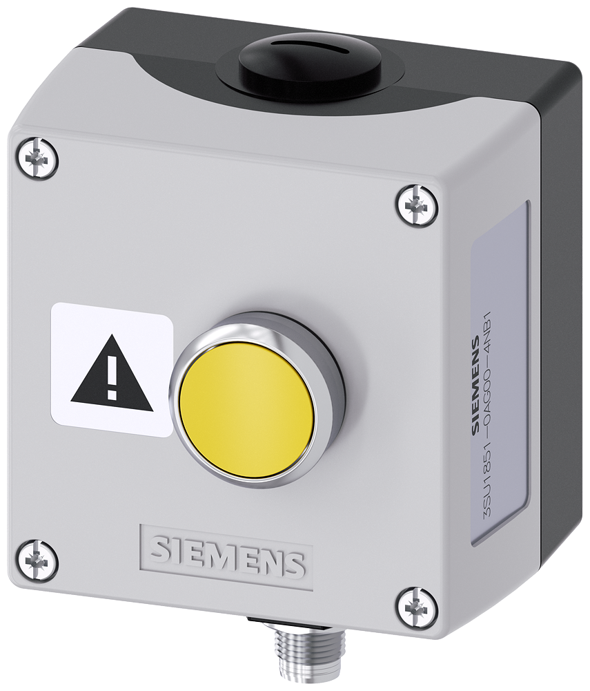 CARCAÇA PARA APARELHO DE COMANDO 22MM REDONDA 3SU18510AG004NB1 SIEMENS