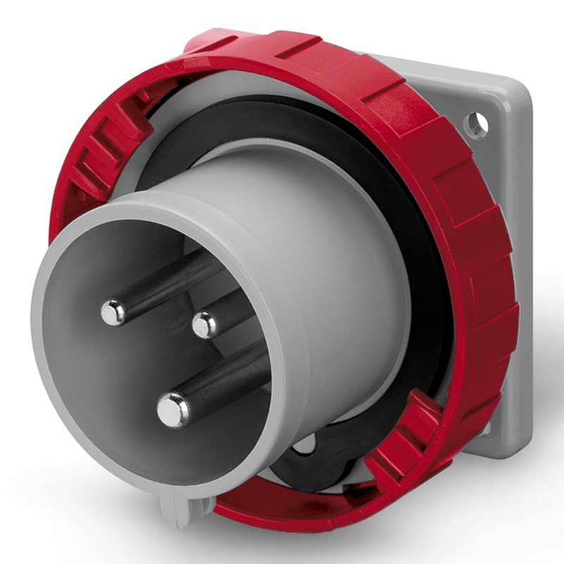 [Imagem do produto PLUGUE EMBUTIR 16A 2P+T 9H 380-415V 248.1698 SCAME]