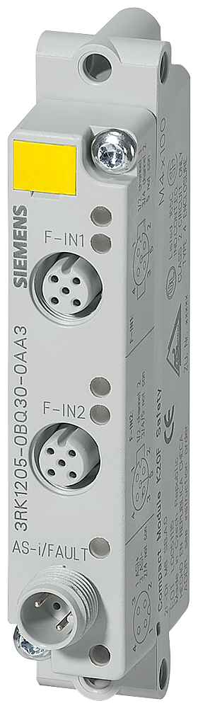 [Imagem do produto MODULO AS-I SAFE K20F 2F-DI 3RK12050BQ300AA3 SIEMENS]