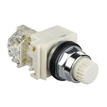 [Imagem BOTÃO 30MM METÁLICO SALIENTE LUMINOSO AL 9001K2L40GH5 SCHNEIDER]