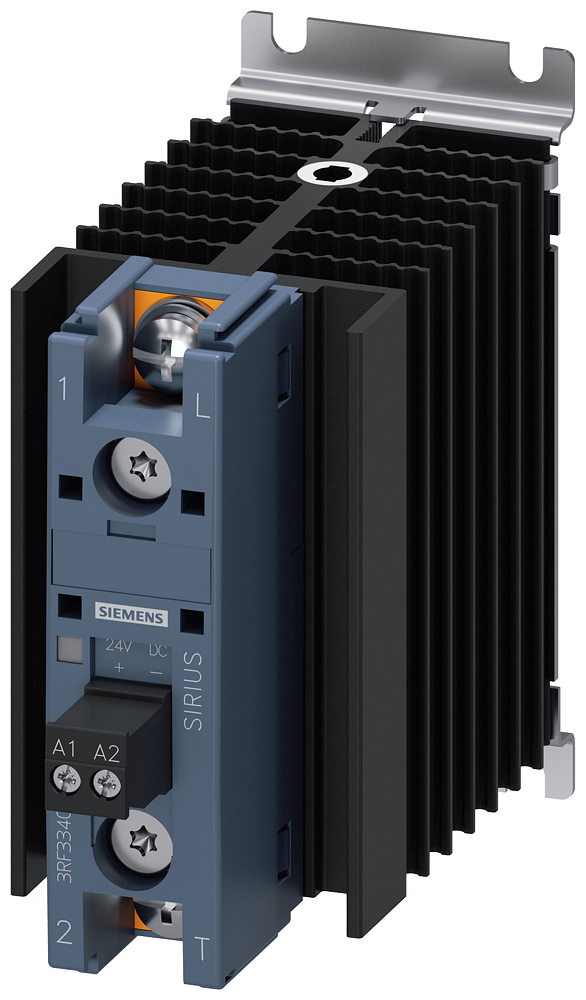 CONTATOR A SEMICONDUTOR DE 1 POLO CA 51/40 A/40 ºC 48-460 V/CC 24 V CONEXÃO 3RF33403AA04 SIEMENS