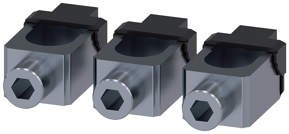 [Imagem BORNE DE CONEXÃO PARA CONDUTOR CIRCULAR TA1.2 35…185 MM² 3 PEÇAS ACESSÓRIOS P 3VM92530JB12 SIEMENS]