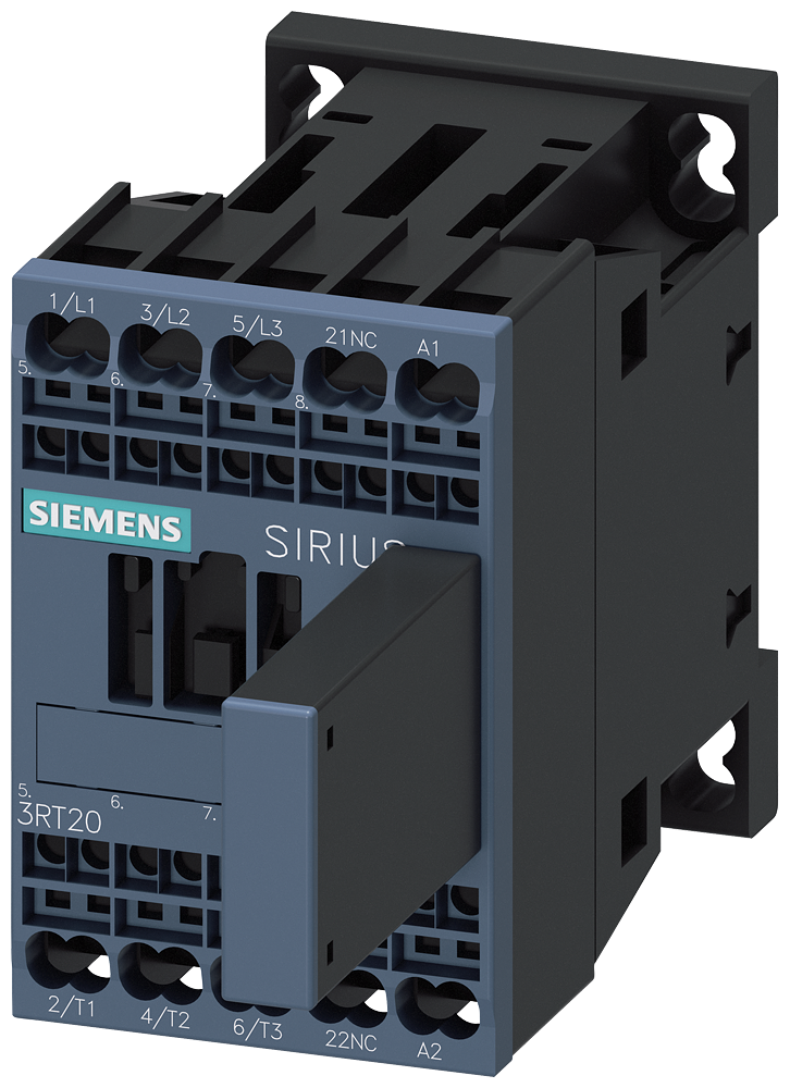 CONTATOR AC-3E 9 A/4 KW/400V 3 POLOS AC 230V 50/60HZ 1NF BORNE DE MOLA 3RT20162EP02 SIEMENS
