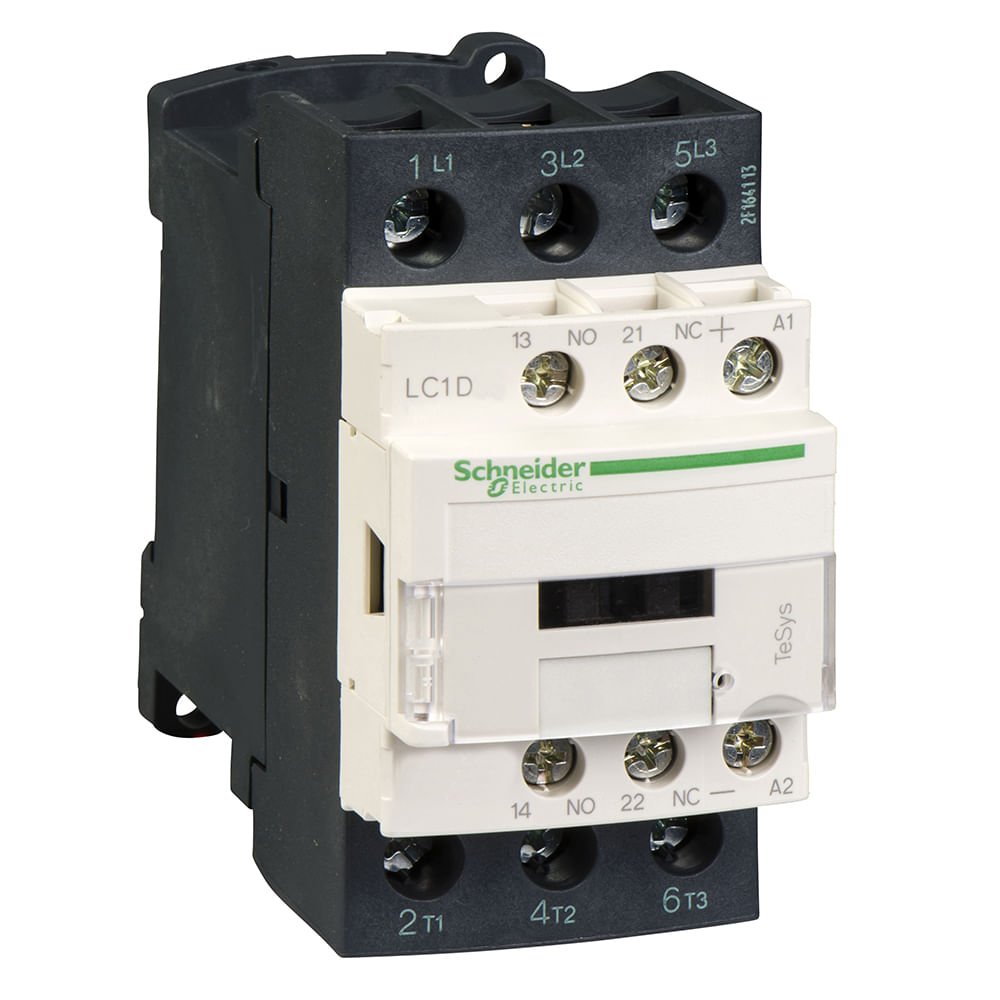 [Imagem CONTATOR TRIPOLAR 38A 1NA+1NF 24VCC LC1D38BD SCHNEIDER]