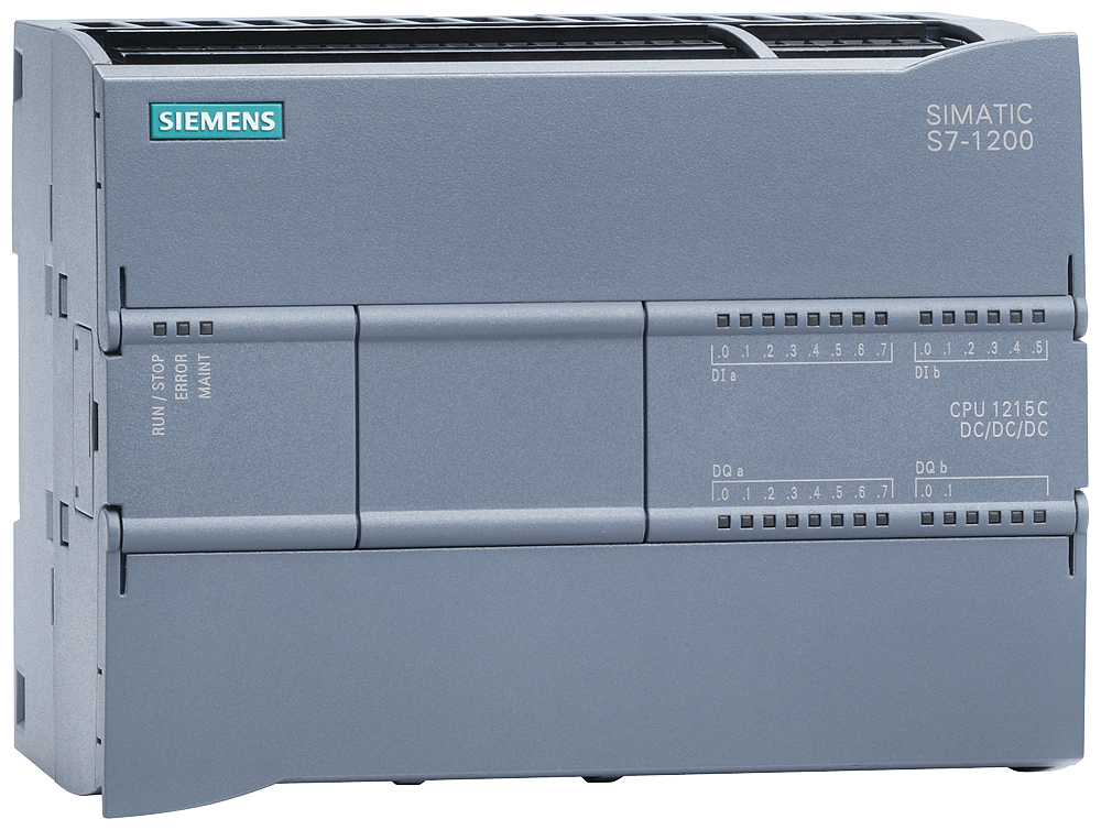 [Imagem CPU COMPACTA 200KB 14 DI 10 DO 2 AI 2 AO SIMATIC S7-1200 6ES72151AG400XB0 SIEMENS]