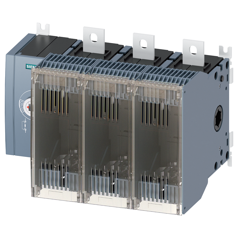 SECCIONADOR DE CORTE EM CARGA COM FUSÍVEL 400A TAM. 4 DE 3 POLOS PARA FUSÍV 3KF43404LF11 SIEMENS