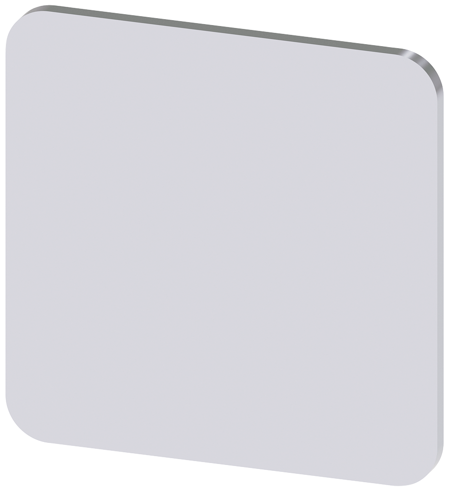 [Imagem do produto PLACA DE IDENTIFICAÇÃO 22X22MM, PLACA PRATA, SEM INSCRIÇÃO 3SU19000AF810AA0 SIEMENS]