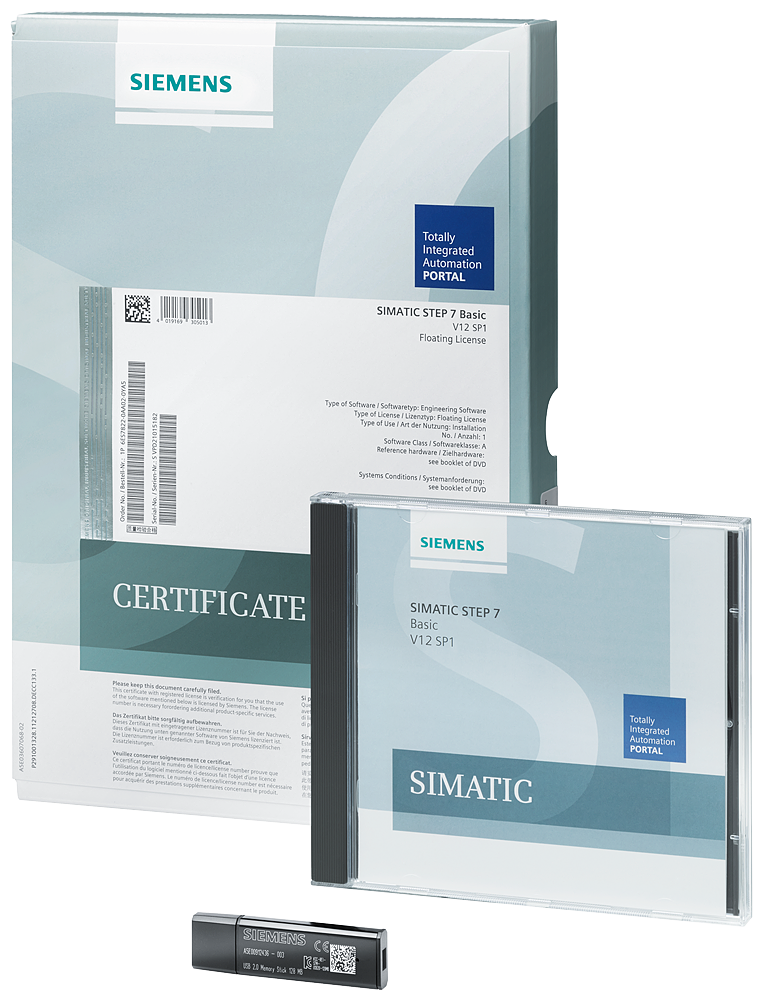 [Imagem MF TIA PORTAL V15 BASIC 6ES78220AA050YA5 SIEMENS]