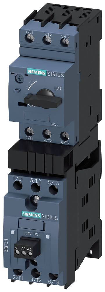 CHAVE DE PARTIDA MOTOR DE PARTIDA REVERSÍVEL S00 0,7-1 A DC 24 V 3RA22100JA030SB4 SIEMENS