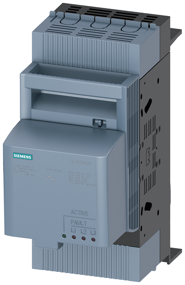SECCIONADORA-FUSÍVEL SOB CARGA 3NP1 DE 3 POLOS NH000 160 A 3NP11231BC22 SIEMENS